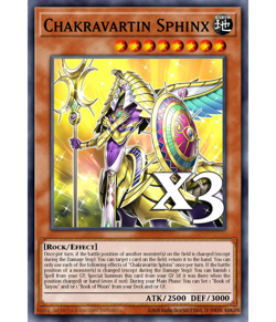 3X Chakravartin Sphinx DOOD-EN028 C Doom of Dimensions NM 1st Ed Yugioh - Image 1