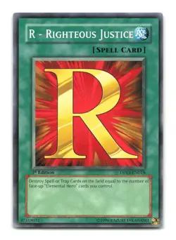 R - Righteous Justice - DP03-EN018 - YuGiOh-LP - Image 1