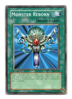 Monster Reborn - SDJ-035 1st Edition - YuGiOh-LP - Image 1