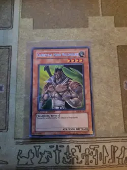 YUGIOH ELEMENTAL HERO WILDHEART GSE-EN001 SECRET LIMITED ED LP - Image 1