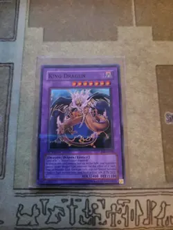 YUGIOH KING DRAGUN FET-EN036 SUPER 1ST ED LP - Image 1