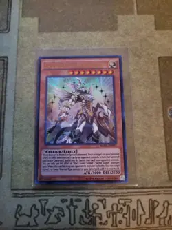 YUGIOH BLACK LUSTER SOLDIER SACRED SOLDIER BOSH-EN097 ULTRA UNLIMITED ED NM - Image 1