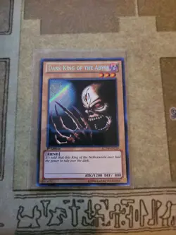 YUGIOH DARK KING OF THE ABYSS LCYW-EN220 SECRET 1ST ED VLP/NM - Image 1
