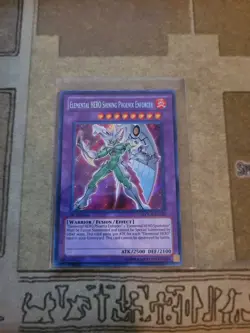 YUGIOH ELEMENTAL HERO SHINING PHOENIX ENFORCER LCGX-EN139 SECRET 1ST ED NM - Image 1