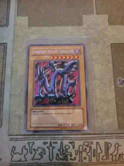 YUGIOH SERPENT NIGHT DRAGON MRL-103 SECRET UNLIMITED ED LP 1996 - Image 1