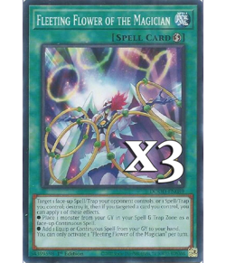 3X Fleeting Flower of the Magician DOOD-EN089 C NM 1st Ed Yugioh - Image 1