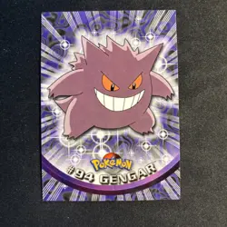 Gengar #94 Blue Logo Topps Non Holo TV Animation Pokemon Card - Image 1