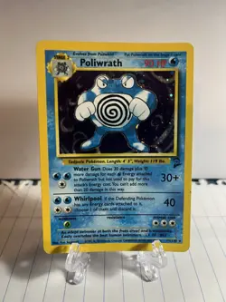 Poliwrath 1999 Pokemon Original Base Set Rare Holo Card - Image 1
