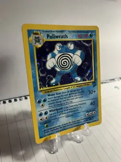 Poliwrath 1999 Pokemon Original Base Set Rare Holo Card - Image 3