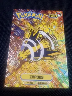 Pokemon 2024 Card Tops Pokedex Database Set Zapdos 145 Peru US Seller - Image 1