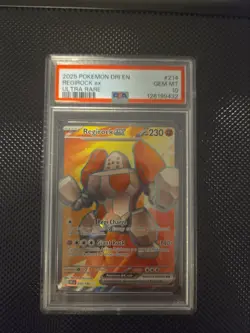 2025 Pokemon Regirock ex Ultra Rare Card GEM MT 10 PSA X2 - Image 1