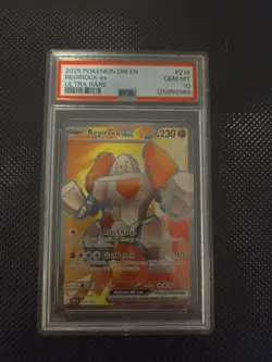 2025 Pokemon Regirock ex Ultra Rare Card GEM MT 10 PSA X2 - Image 2