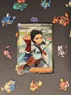 Pokemon Cards Nemona 229/091 Full Art Secret Rare Paldean Fates - (NM) - Image 1
