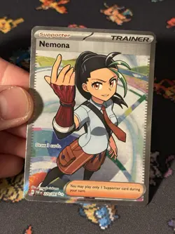 Pokemon Cards Nemona 229/091 Full Art Secret Rare Paldean Fates - (NM) - Image 2