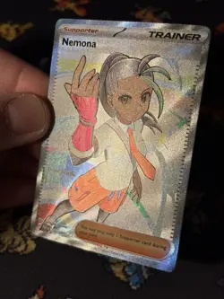 Pokemon Cards Nemona 229/091 Full Art Secret Rare Paldean Fates - (NM) - Image 3