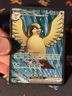Pokemon Cards Pidgeot ex 217/197 Secret Rare Obsidian Flames - (NM) - Image 2