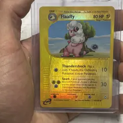 Pokemon Flaaffy 47/147 Reverse Holo Pokemon Card Aquapolis E-Reader MP Vintage - Image 1