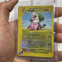 Pokemon Flaaffy 47/147 Reverse Holo Pokemon Card Aquapolis E-Reader MP Vintage - Image 2