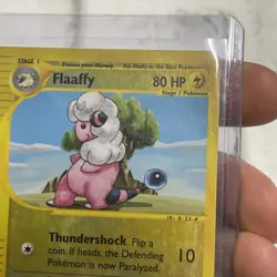 Pokemon Flaaffy 47/147 Reverse Holo Pokemon Card Aquapolis E-Reader MP Vintage - Image 3