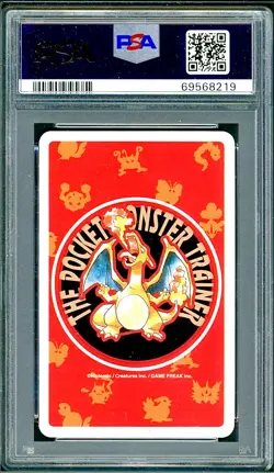PSA 6 Dragonair 10 of Spades Japanese Pokemon Red Poker Card 1996 - Image 2