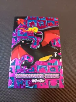 Pokemon Charizard Shiny #5 Purple Holo Team Rocket Card Database Set Peru - Image 1