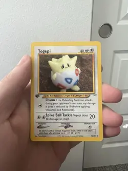 Pokemon Togepi 1st Edition Neo Destiny Card 56/105 WOTC - Image 1