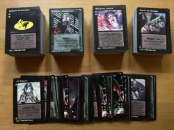 Vampire: The Eternal Struggle CCG, Jyhad Complete Set, 437 Cards, Near Mint - Image 1