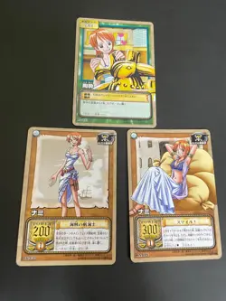 eo3 One Piece From TV animation Card Game Nami set JS-W14 LK-C09 BA-C08 - Image 1
