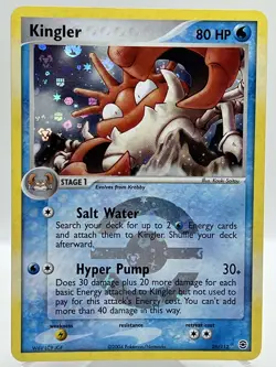 Kingler 26/112 EX Fire Red Leaf Green Reverse Holo Rare Vintage Pokemon TCG Card - Image 1
