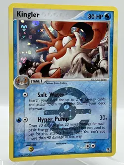 Kingler 26/112 EX Fire Red Leaf Green Reverse Holo Rare Vintage Pokemon TCG Card - Image 2