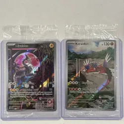 Pokemon TCG SV Promo Cards - Pokemon Center Exclusive Koraidon & Miraidon Bundle - Image 1