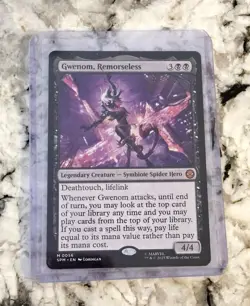 Gwenom, Remorseless MTG Magic Card Marvel Spider-Man Mythic - Image 1
