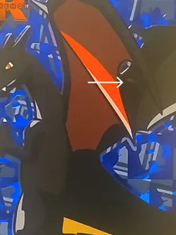 Pokemon, PERU, Shiny Charizard, Team Rocket Card Database, Blue Holo, LP - Image 3