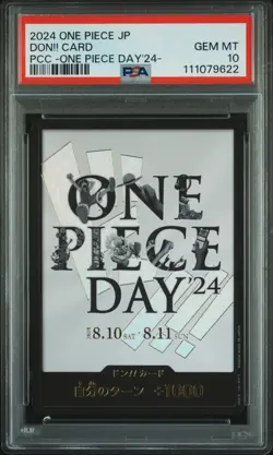 2024 ONE PIECE JPN PREMIUM CARD COLLECTION ONE PIECE DAY'24- DON!! CARD PSA 10 - Image 1