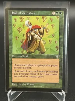 Hall Of Gemstone MTG Card - Magic The Gathering - Mirage - Image 1