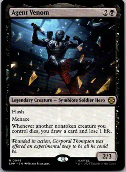 Agent Venom R Legendary Creature - Symbiote Soldier Hero Marvel's Spider-Man 49 - Image 1