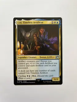 Cid, Timeless Artificer (0420) Final Fantasy Regular NM MTG - Image 1