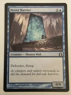 MTG Return to Ravnica Hover Barrier 40/274 NM - Image 1
