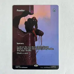 Ponder Borderless Spider-Man Marvel Universe (MAR) MTG - Image 1