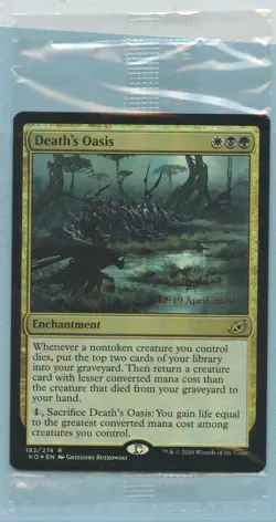 MTG: PreRelease Promo: Ikoria_Lair of Behemoths: Death's Oasis: FOIL - Image 1