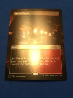 Blood Crypt borderless foil Ravnica clue edition - NM - Image 2