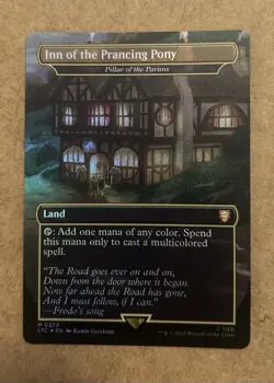Foil Pillar of the Paruns "Inn of the Prancing Pony" - Extended Art NM MTG LTC - Image 1