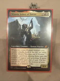 MTG Winota Joiner of Forces Extended Art Borderless Regular 349 - Image 1