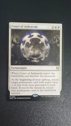 Court of Ardenvale Commander: Wilds of Eldraine Regular - Image 1