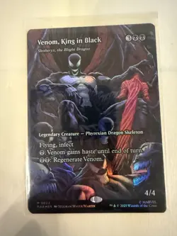 Magic The Gathering Spider-Man Venom King In Black Mythic Full Art Foil NM - Image 1