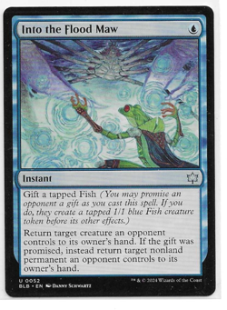 Into the Flood Maw Magic the Gathering Bloomburrow MTG Uncommon - Image 1