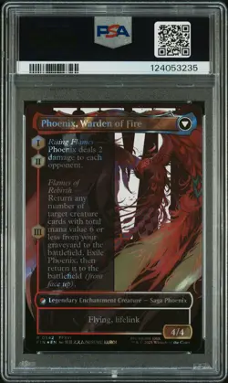 2025 MTG FINAL FANTASY JOSHUA, PHOENIX'S DOMINANT/PHOENIX, WARDEN OF FIRE PSA 10 - Image 2