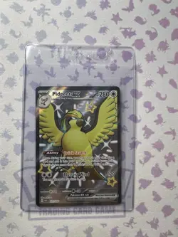 Pokemon Pidgeot ex 221/091 Paldean Fates Shiny Full Art Rare NM PAF - Image 1