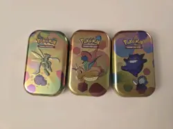 Pokemon Scarlet & Violet 151 Mini Tin Set Of 3 Gengar, Dragonite Scyther 6 Packs - Image 3
