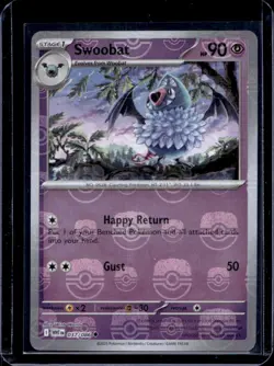 2025 Pokemon SV White Flare Swoobat Reverse Holo Master Ball Uncommon #037/086 - Image 1